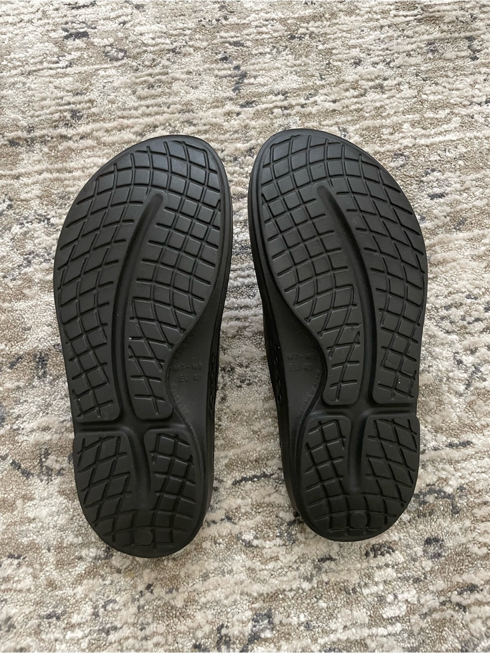 Oofos Recovery Slide Sandals Black ooahh Women’s Size 9 - Picture 5 of 7
